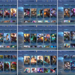#257NF | Lv 78 - Heroes 87 Skins 90 . 1 Collector . 2 Epic Limit . 4 Epic Shop . 1 SaintSeiya . 10 Special . Emblem Max 4 2
